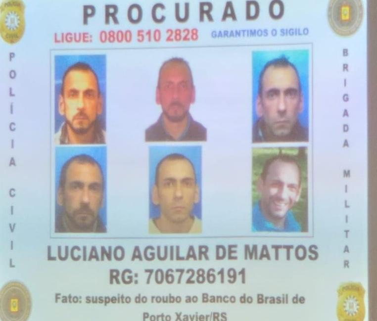 Dois foragidos do assalto ao Banco do Brasil de Porto Xavier