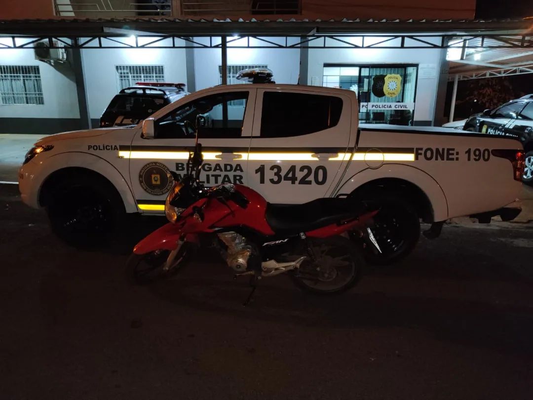 Brigada Militar recupera motocicleta furtada em Frederico Westphalen