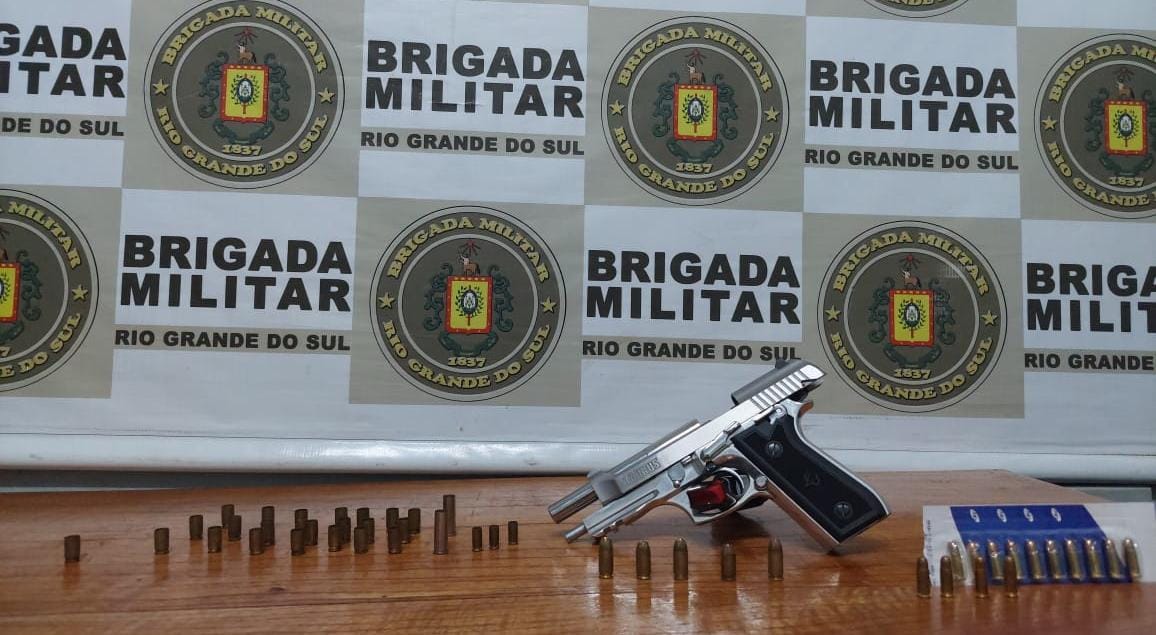 Homem de 39 anos atira contra uma boate em Horizontina e acaba preso pela Brigada Militar