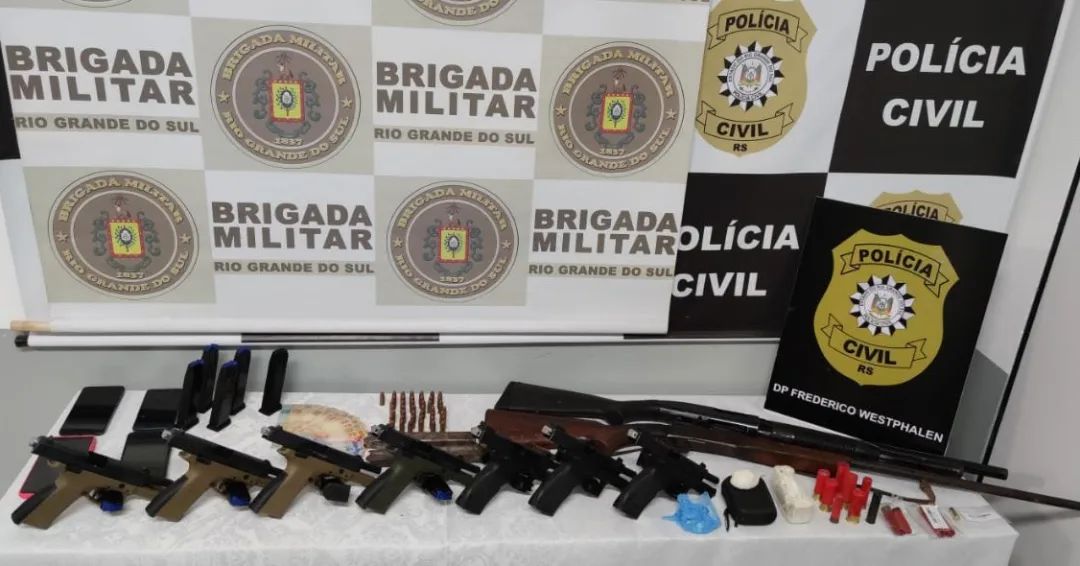 Brigada Militar e Polícia Civil cumprem mandados de busca e apreensão em Frederico Westphalen  e Seberi