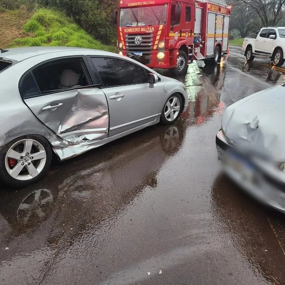 Acidente de trânsito em Santa Rosa - RS 344