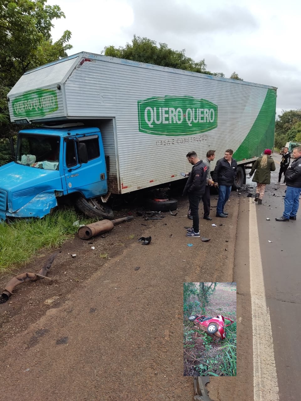 ACIDENTE COM VÍTIMA FATAL  NA BR 472 EM SANTA ROSA