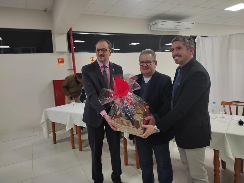 Governador Ranolfo Vieira Jr apresenta painel sobre o Desenvolvimento e o Futuro do Estado a empresários da Aciap e lideranças de Horizontina.