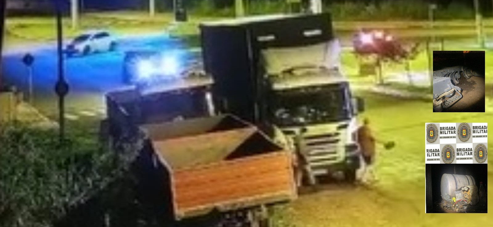 Brigada Militar prende caminhoneiro por furto em Horizontina
